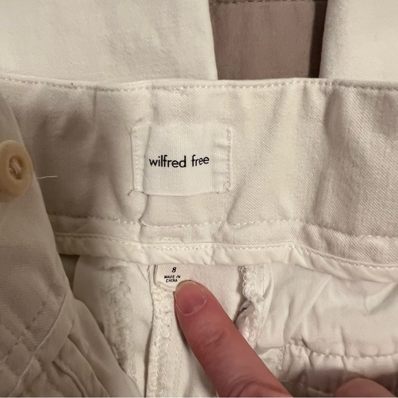 Wilfred Free Cream Trouser Pants - Picture 2 of 8